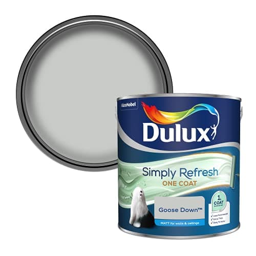Image of Dulux 5382895 Simply Refresh Matt Emulsion Paint, Goose Down, 2.5 L