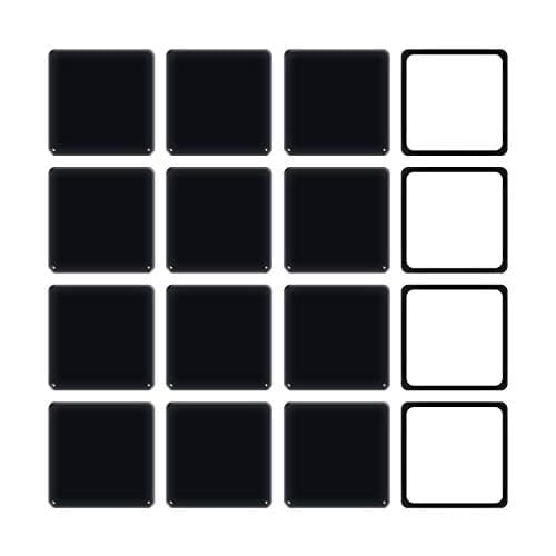 Image of Ezprotekt Furniture Sliders for Carpet Sliders 2-1/2" inch for Moving Furniture Movers Carpet Gliders Glides Self-Adhesive Furniture Moving Pads, 64 mm 16 PCS Black