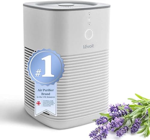 Image of Levoit HEPA Air Purifier for Bedroom Home, Allergies & Pets, Quiet Sleep Mode with Aromatherapy, 3 Fan Speeds, Removes Pollen Dust Odour Smoke, Ozone Free