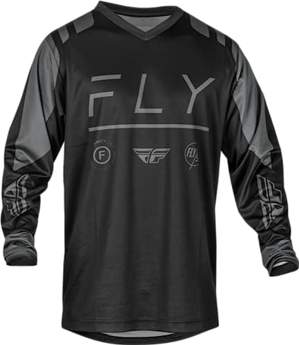 Image of Fly Racing Men's F-16 Jersey (Black/Anthracite, Size M)