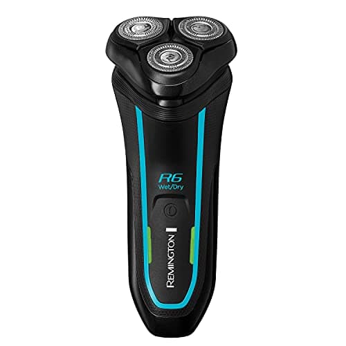 Image of Remington R6 Aqua Men's Electric Shaver (Cordless, Wet & Dry, 100% Waterproof, Rotary Shaver, Pop-up Detail Trimmer, USB Charging, 60-Minute Usage, 90-Minute Charge with 5-Min Quick Charge) R6000