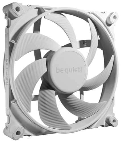 Image of be quiet! Silent Wings 4 140mm PWM White PC Case fan, optimized fan blades, extraordinary high performance, extremely high air pressure, virtually inaudible, 6-pole fan motor, fluid-dynamic bearing