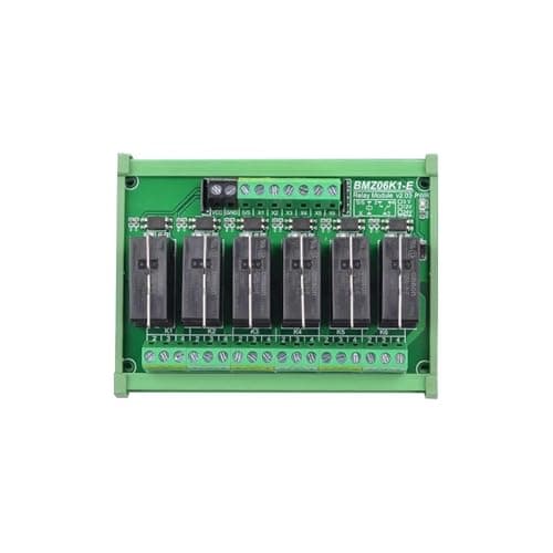 Image of LEOTNNDQ 2CH~24CH 1NO+1NC Trigger Voltage:3.3V-5V Pluggable Optocoupler Isolated Relay Module BMZ-K1-E Positive Negative Compatible 16A(Control voltage 24V,8CH)