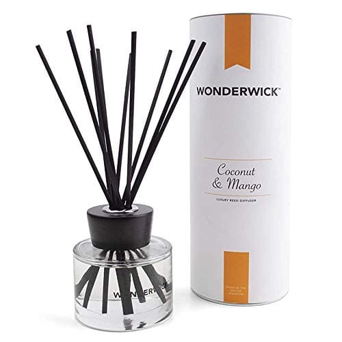 Image of The Country Candle Co. Wonderwick Blanc Reed Diffuser Set – Coconut and Mango Fragrance, 150ml