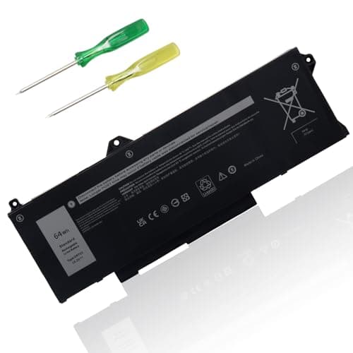 Image of OPAHUTER GRT01 Laptop Battery Compatible with Dell Latitude 5421 5521 5431 5531 Precision 3470 3561 3571 m17 R5 AMD Series Laptop 00P3TJ 0P3TJ 0R05P0 R05P0 05RGW 64Wh