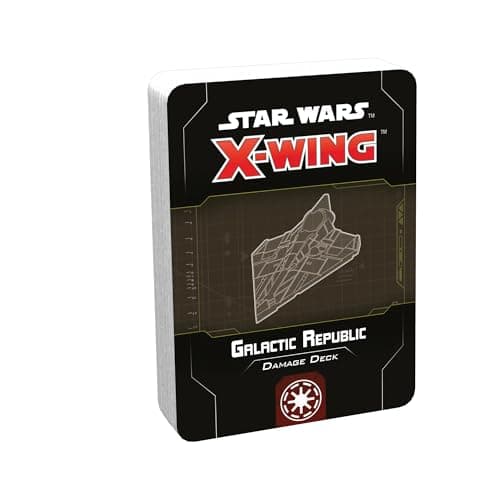 Image of Fantasy Flight Games - Star Wars X-Wing Second Edition: Star Wars X-Wing: Galactic Republic Damage Deck - Miniature Game