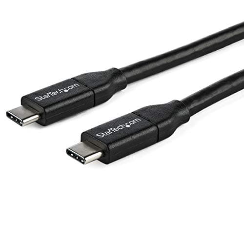 Image of StarTech.com USB C To USB C Cable - 3 ft / 1m - USB-IF Certified - 5A PD - USB 2.0 - USB Type C Charging Cable - USB C Fast Charge Cable (USB2C5C1M)