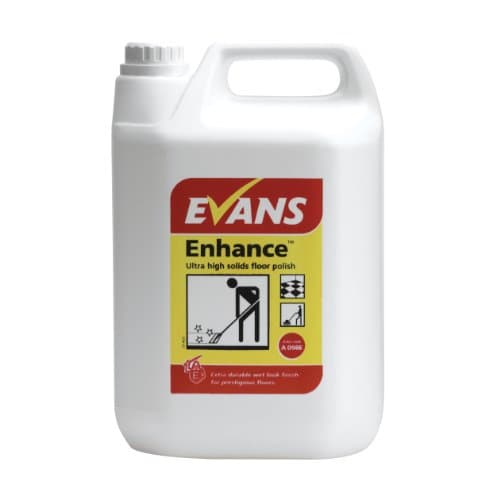 Image of Evans Vanodine Enhance Ultra High Solids Wet Look Floor Polish 5ltr