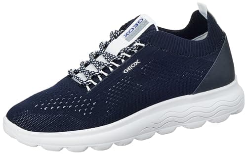 Image of Geox Womens D Spherica Sneakers, Navy, 6 UK