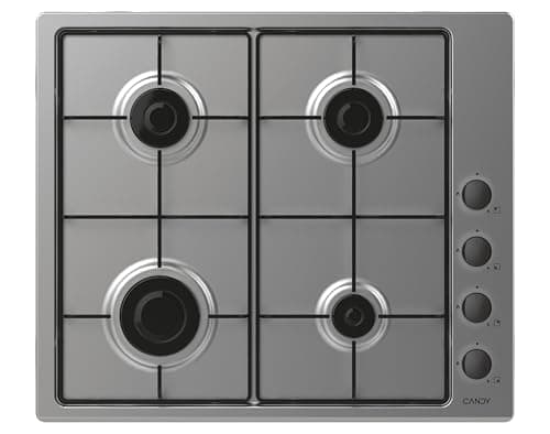 Image of Candy CHW6LBX Gas Worktop 60 cm, Stainless Steel, 595 x 510 x 8