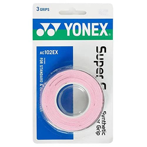 Image of YONEX Super GRAP Racquet Overgrip (French Pink, 3-Pack)