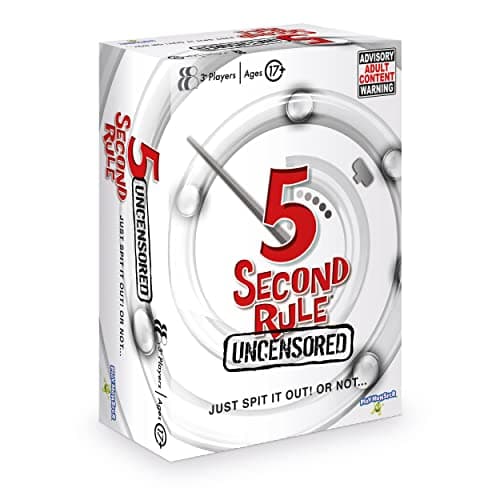 Image of PlayMonster 5 Second Rule Uncensored - Quickfire Card Game for Adult Party Fun - Drinking Games - Ages 17+