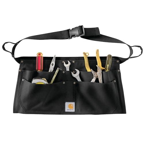 Image of Carhartt A09 Firm Duck Half Apron Tool Belt, Colour: Black, Size: 2XL