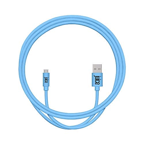 Image of Juice Micro USB 1.5m Charger and Sync Cable for Android Samsung Galaxy S7,S6,S5, Huawei, Xiaomi, Nokia, Sony, Nexus, HTC, Kindle - Aqua