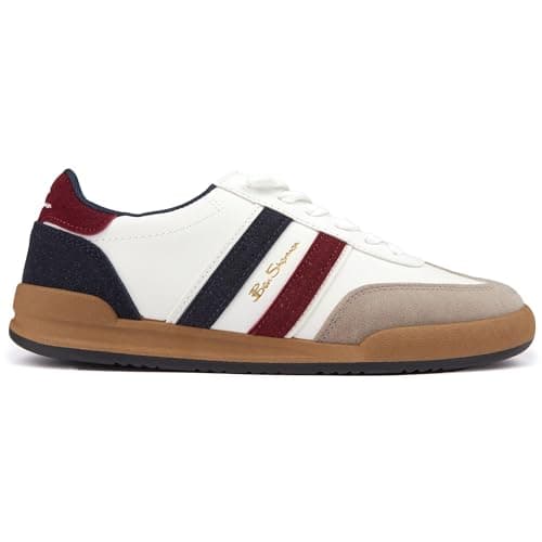 Image of Ben Sherman Mens Sokka Casual Trainers White 10 UK
