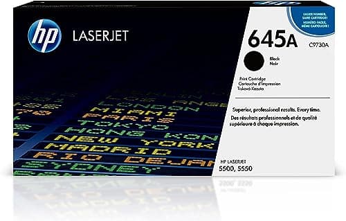 Image of HP C9730A 645A Original LaserJet Toner Cartridge, Black, Single Pack