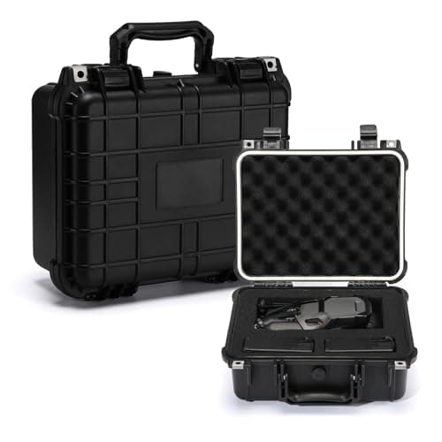 Image of CASOMAN Water-Proof and Dust-Proof Protective Sturdy Plastic Storage Case with Cush-Proof Sponge and Customizable Foam, IP67 Water Proof Grade, 13.4" X 11.6" X 6"