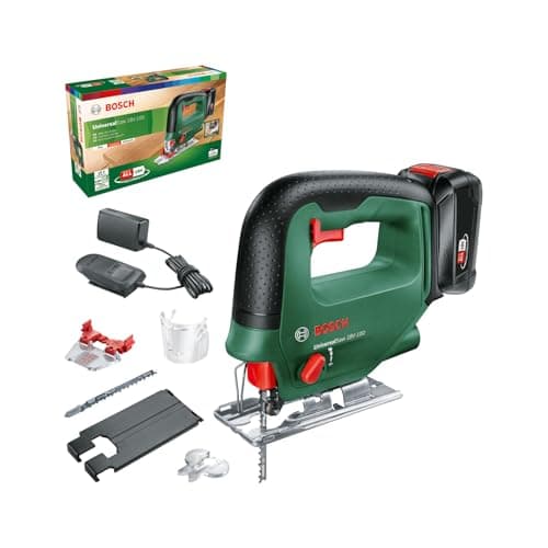 Image of Bosch Home and Garden Cordless Jigsaw UniversalSaw 18V-100 (1x 2.0Ah Battery, 18 Volt System, in Carton Packaging)