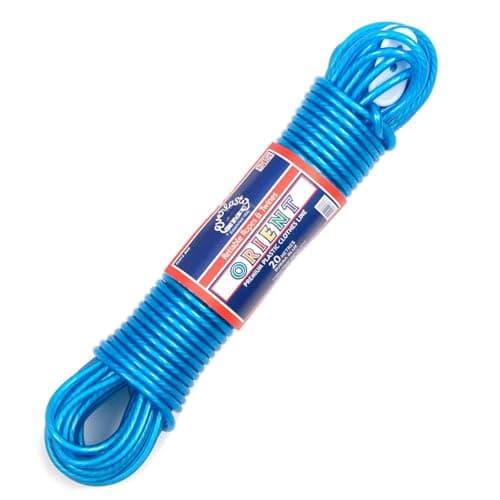 Image of EVERLASTO Quality 20m 'Orient' PVC Clothes/Washing Line 4.8mm Thick (BLUE)