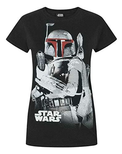 Image of Star Wars Boba Fett Bounty Hunter Women's T-Shirt Black