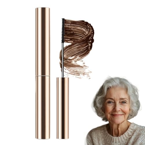 Image of Brown Mascara for Older Women 60 Plus,Waterproof Mascara Brown Volume & Length,Tubing Mascar-a for Mature Thinning Lashes,Smudge-Proof & Gentle for Sensitive Eyes,Natural Lengthening Mascar/a