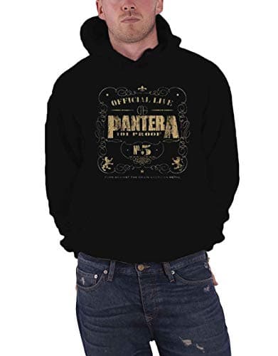 Image of Pantera '101 Proof' Pull Over Hoodie (Small) Black