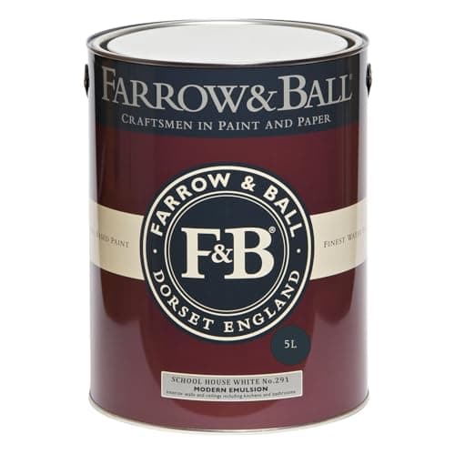 Image of Farrow & Ball School House White No. 291 Modern Emulsion 5L