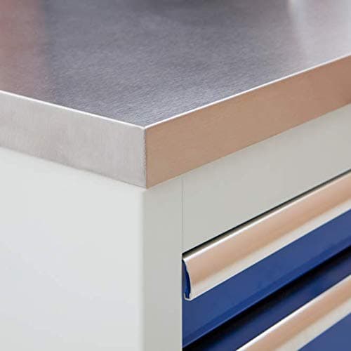 Image of BiGDUG Modular Storage System Workshop 38mm Stainless Worktop (2041.5w x 463d mm)