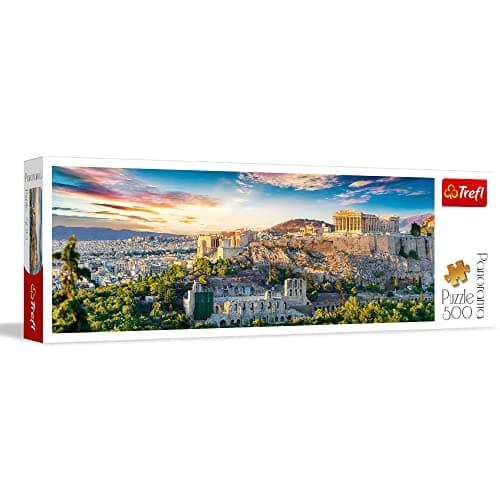 Image of Trefl 916 29503 Akropolis, EA 500 Teile, Panorama, Premium Quality, für Erwachsene und Kinder ab 10 Jahren 500pcs Acropolis Athens, Coloured