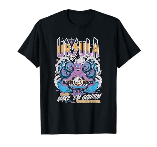 Image of Disney Villains The Little Mermaid Ursula World Tour Band T-Shirt