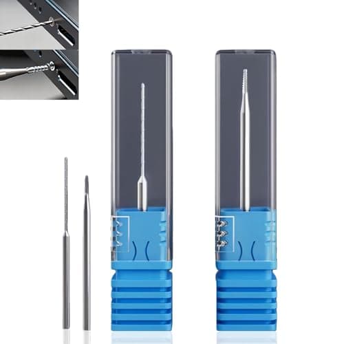 Image of 2PCS Screw Extractor Set, Screw Remover and Extractor Kit, Mini Drill Bit for Removing Stripped Broken Screws, Durable Stripped Screw Extractor, Ideal for Mobile Phone & Small Electronics DIY Repair