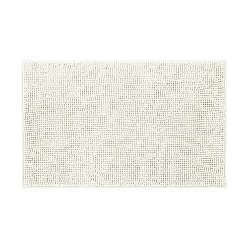 Image of Allure Bobble Chenille Bath Mat Non Slip 50 x 80cm - Soft, Absorbent, Easy Care (Cream)
