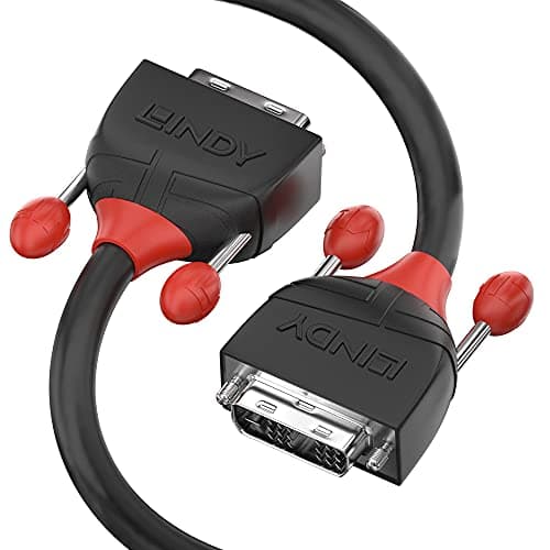 Image of LINDY 2m DVI-D Dual Link Cable, Black Line