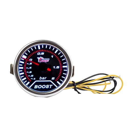 Image of Mintice Universal Car Engine Smoke Tint len 2" 52mm Bar Indicator Turbo Boost Gauge Meter