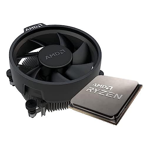 Image of AMD Ryzen 5 4100 4-Core, 8-Thread Unlocked Desktop Processor(Tray) with Wraith Stealth Cooler