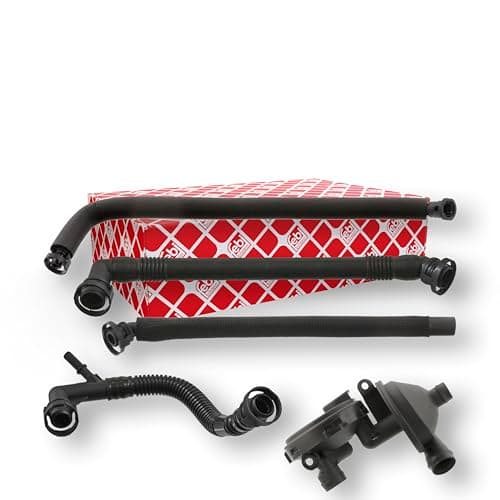 Image of febi bilstein 46303 Vent Valve for crankcase, with additional parts, pack of one , Black