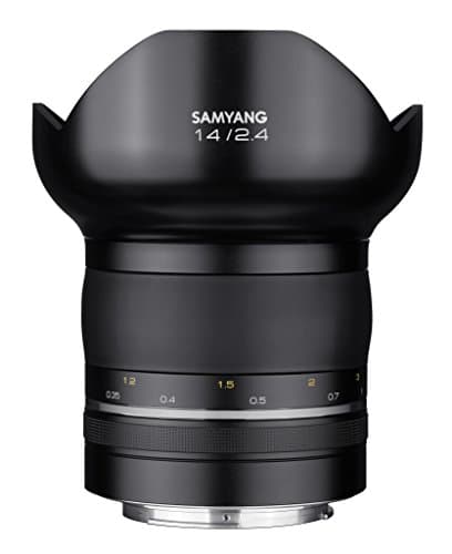 Image of Samyang XP 14mm F2.4 AE Premium Manual Focus Lens for Canon EF Black