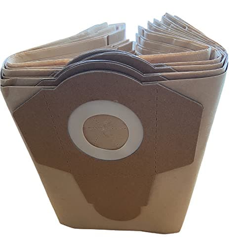 Image of fg spares 10 paper vacuum bags for task 1200w 20l wet and dry canister vac task 92852006