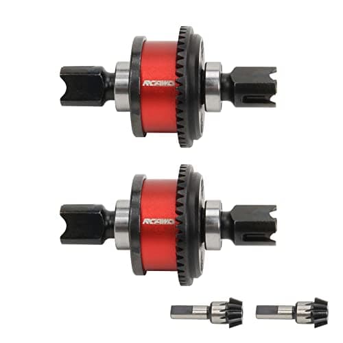Image of RCAWD Differential Active F/R Diff Set for Arrma 1/7 Felony Limitless Infraction Fireteam Mojave 6s Upgrades Parts(Red)
