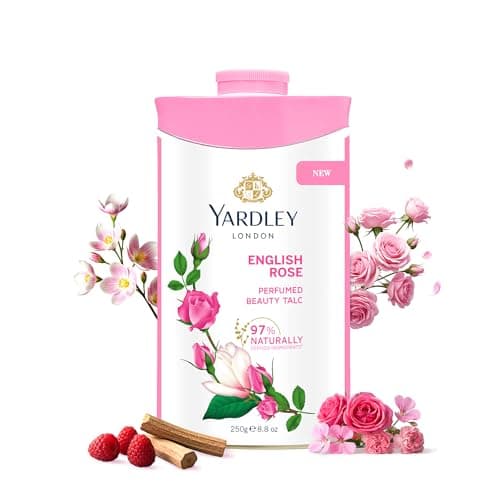 Image of Yardley English Rose Perfumed Talc - 250 g