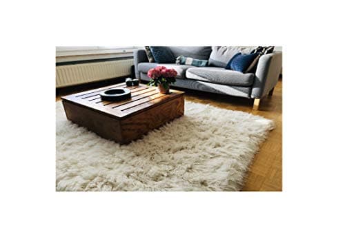 Image of Rugs & Stuff Premium Shaggy Flokati Greek Rugs Ivory colour - 90 x 160cm - 2000gsm