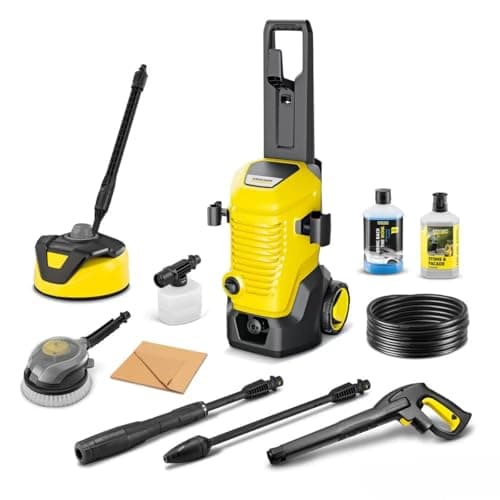 Image of Kärcher K5 WCM Car and Home Pressure Washer max. 145 bar, flow rate: 500 l/h, area: 40 m²/h, high-pressure gun, dirt blaster, spray lance, Home Kit, Car Kit