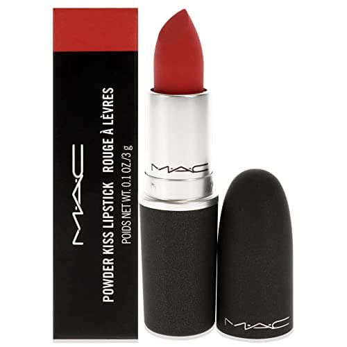 Image of MAC Powder Kiss Lipstick - Lasting Passion For Women 0.1 oz Lipstick
