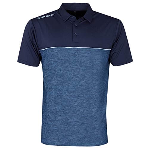 Image of Stuburt Golf Mens Evolve Middleton Polo Shirt - Imperial Blue/Midnight - M