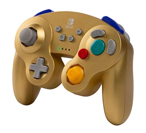 Image of PowerA Wireless Controller for Nintendo Switch and Nintendo Switch Lite - Gamecube Style Gold