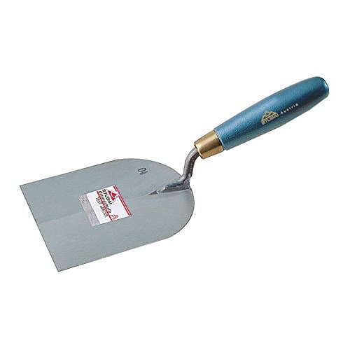 Image of Stubai 427020 Plasterer's Spatula with Metallic Handle, Silver/Blue, 100 mm
