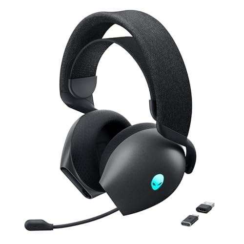 Image of Alienware Tri-Mode Wireless Gaming Headset - AW725H (Lunar Light)