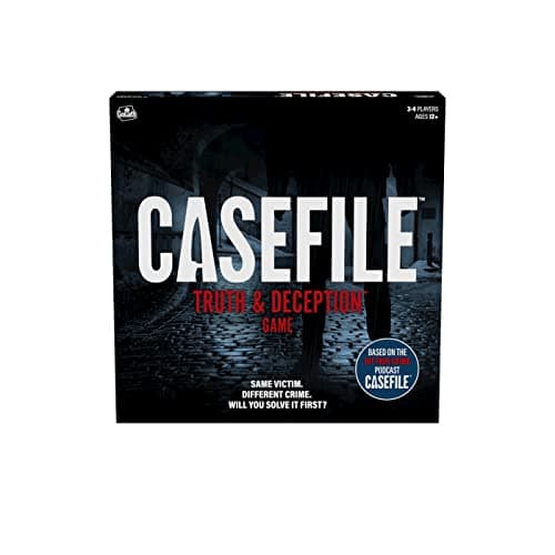 Image of Goliath Games - Casefile: Truth and Deception, True Crime Murder Mystery Board Game for 3-4 Players, Ages 12+, Black