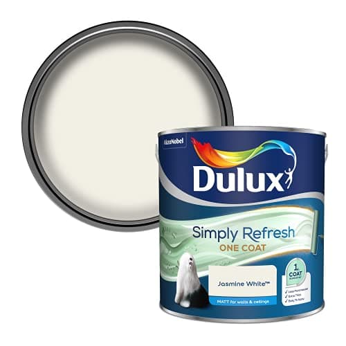 Image of Dulux Simply Refresh Matt Emulsion Paint - Jasmine White - 2.5L, 5382883