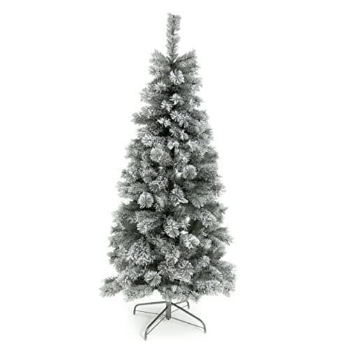 Image of XMAS Habitat 6ft Cashmere Frosted Christmas Tree - Grey